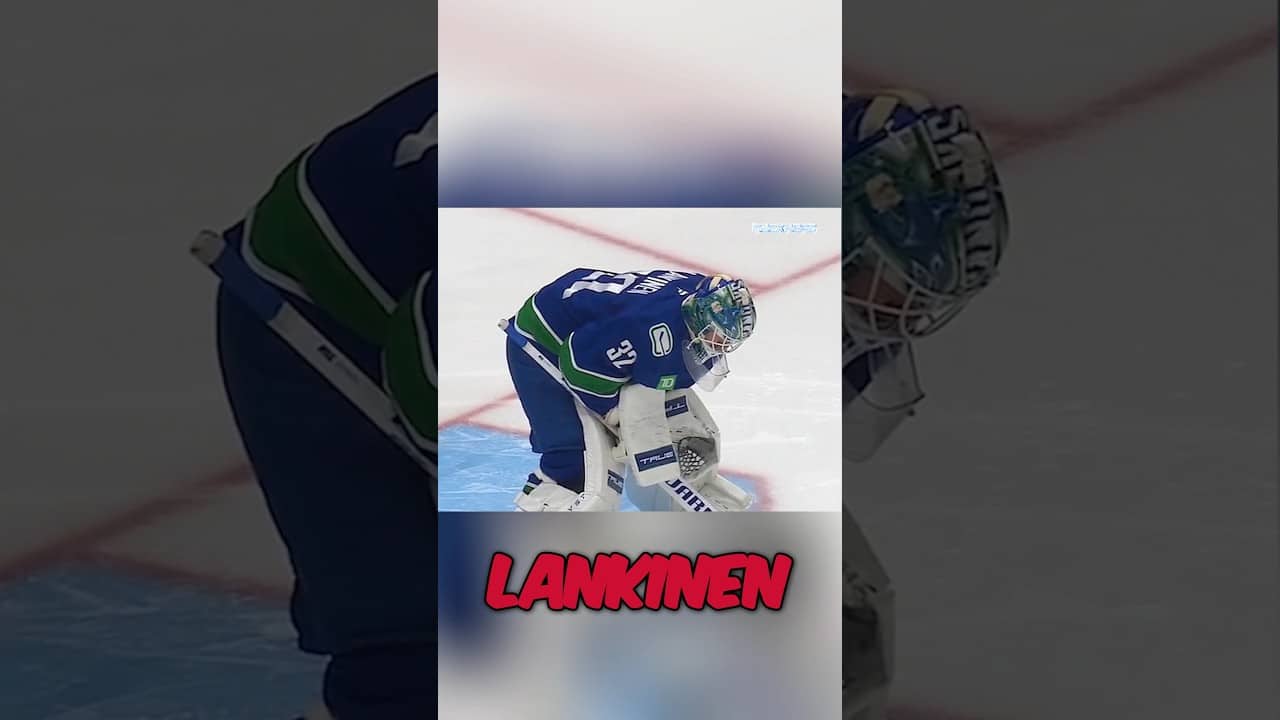 Kevin Lankinen is an elite #NHL backup goalie. #hockey #Canucks
