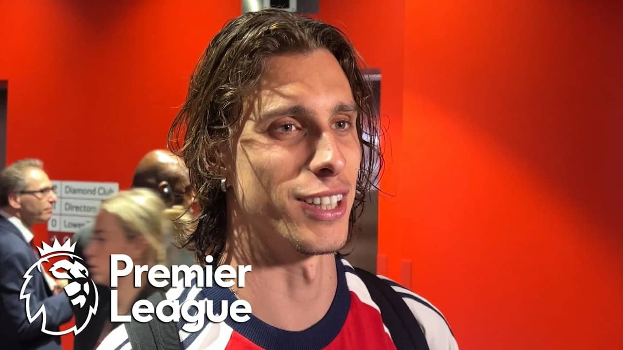 Riccardo Calafiori calls Arsenal's win over Fulham 'a huge moment' | Pro Soccer Talk | NBC Sports