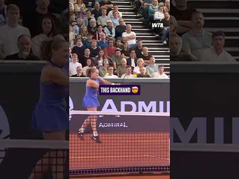 SENSATIONAL from Andreeva! 🤩 #WTALinz