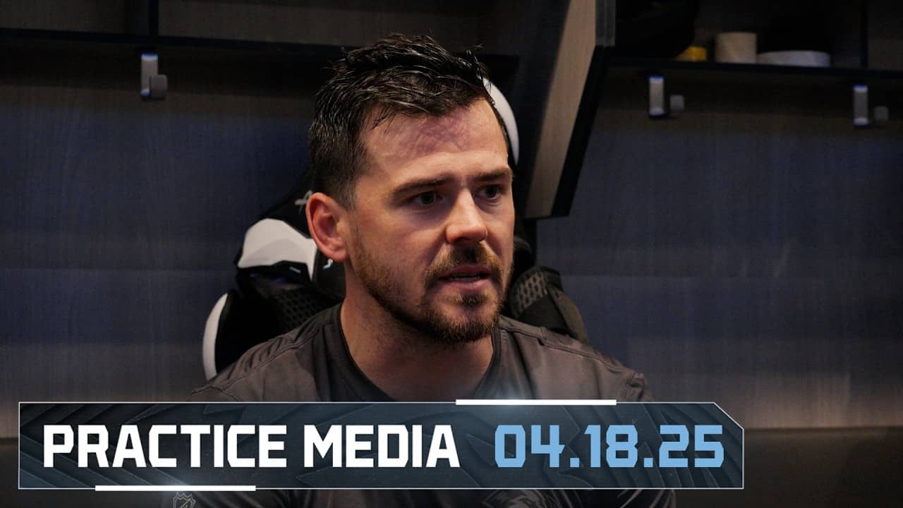 MacKenzie Weegar and André Tourigny | 04.18 Practice Media