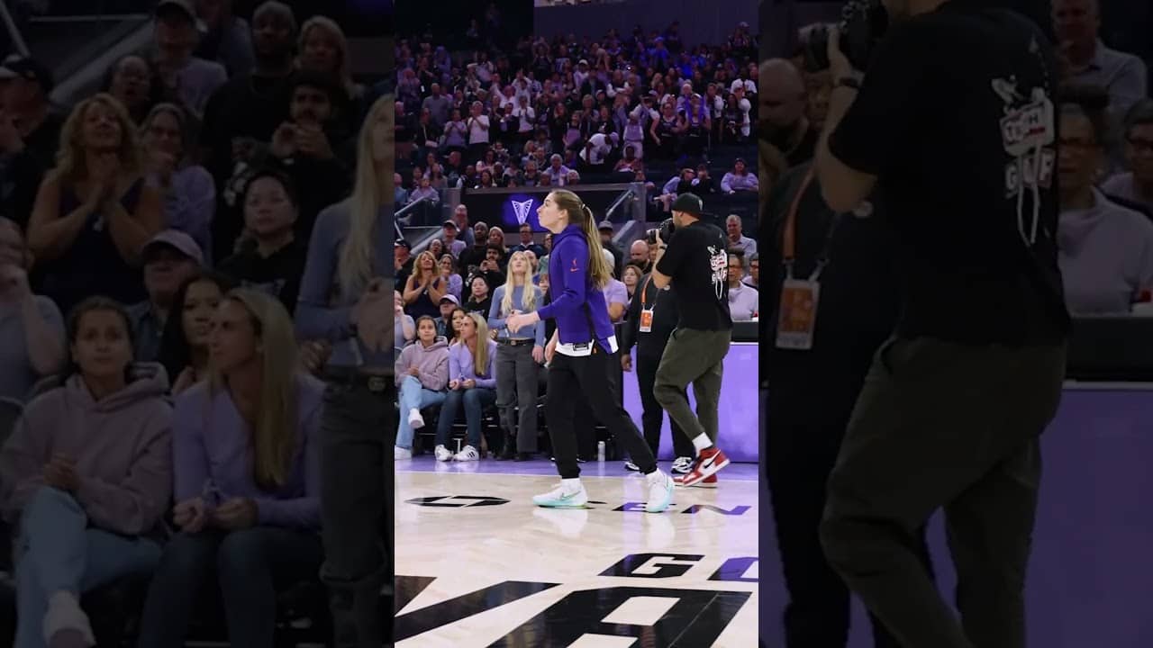 Welcome Back Kate Martin! 🏀✨ #wnba #goldenstatevalkyries #shorts