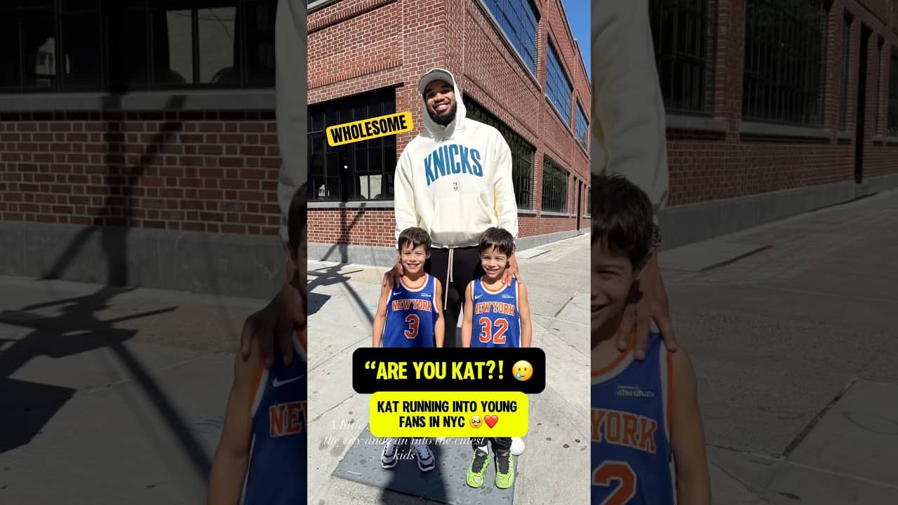 KAT gave these kids a moment they’ll never forget 🙌🔥