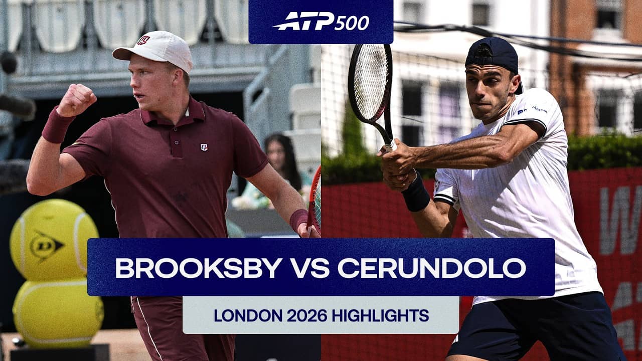 Jenson Brooksby vs. Francisco Cerundolo Highlights | London 2026 R2