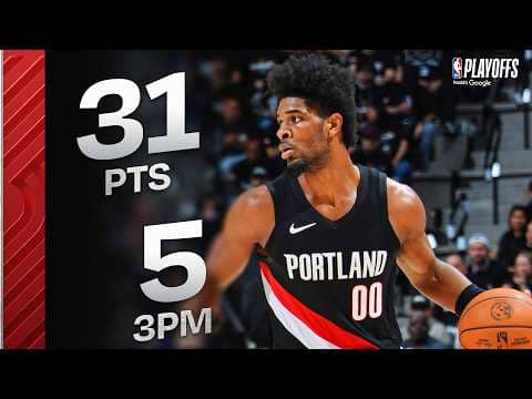 Scoot Henderson GOES OFF For 31 PTS (5 3PM) In Game 2 🔥 | April 21, 2026