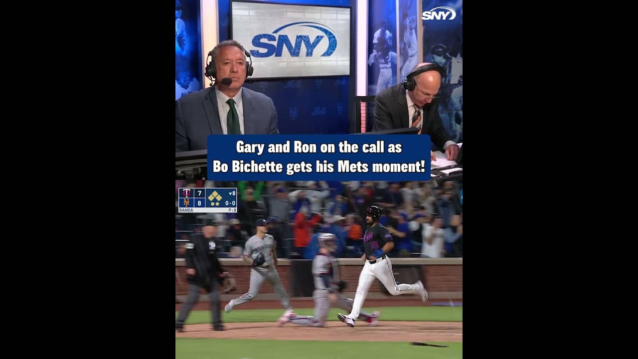 “Bo Bichette drives in three with a bases-clearing double!” Gare on the call as the Mets win🎙️