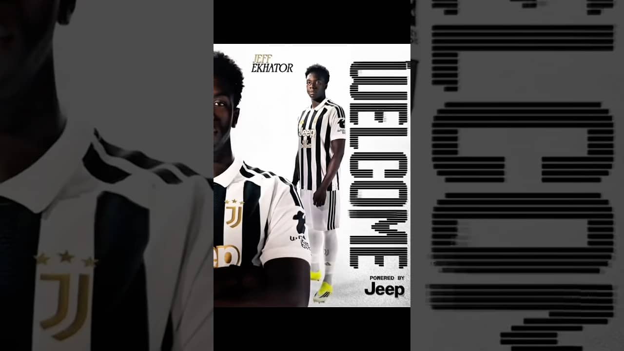 Welcome to the team, Jeff Ekhator 🤍🖤 #Juventus #Ekhator
