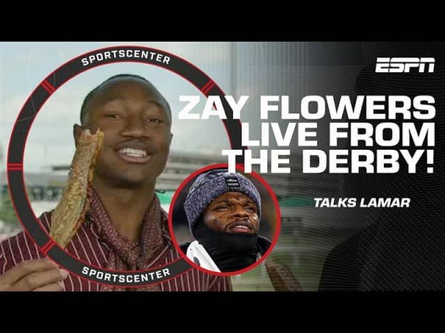 Zay Flowers discusses his relationship with Lamar Jackson | SportsCenter