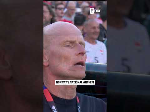 Norway hears its national anthem at the FIFA World Cup for the first time since 1998 🇳🇴
