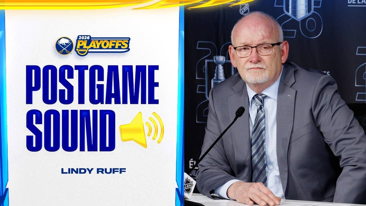 "We Tightened Up Tonight" | Lindy Ruff After Game 4 Win Over Montreal | Buffalo Sabres Playoffs