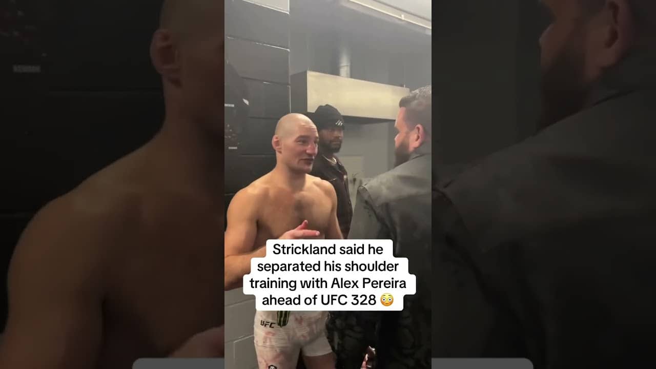 Sean Strickland might’ve had an injury heading into his fight against Khamzat Chimaev 👀 #UFC328