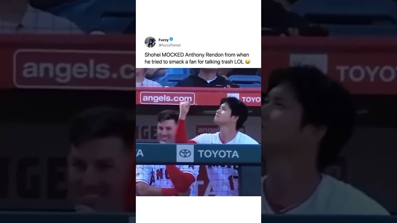 ohtani mocked his own teammate 🤣