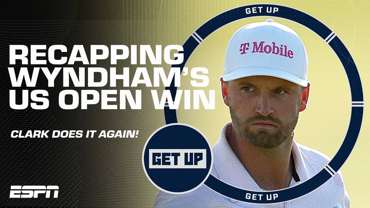 Wyndham Clark OVERCAME PRESSURE from fans to win his 2nd US Open ⛳ | Get Up