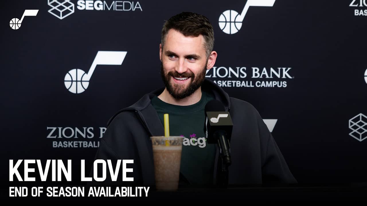KEVIN LOVE 2025-26 End of Season Media Availability 🎙️ | UTAH JAZZ