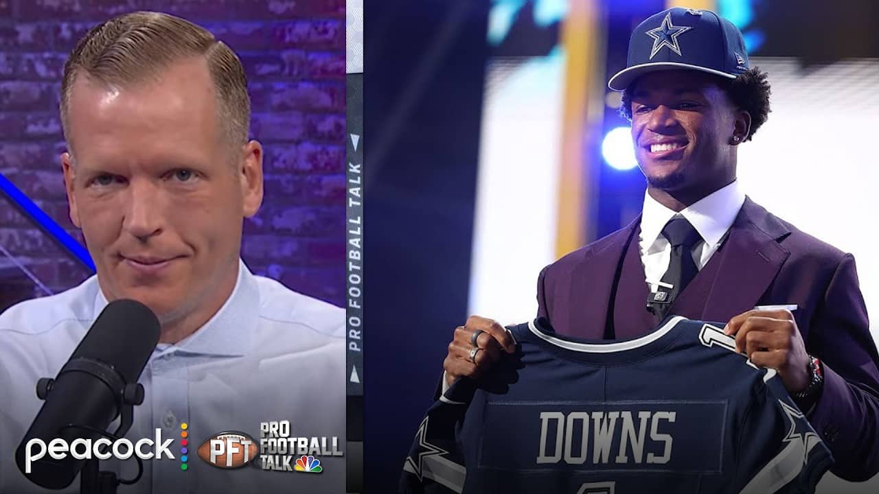 Cowboys trend up with Caleb Downs, George Pickens, Malachi Lawrence | Pro Football Talk | NFL on NBC