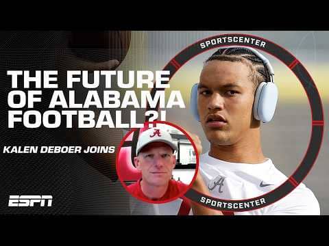 Who will be QB1 for Alabama: Keelon Russell vs. Austin Mack?! Kalen DeBoer's thoughts | SportsCenter