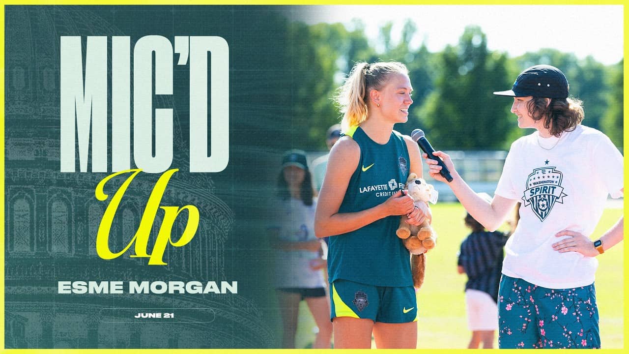 Mic'd Up 🎤 | Esme Morgan at Open Training