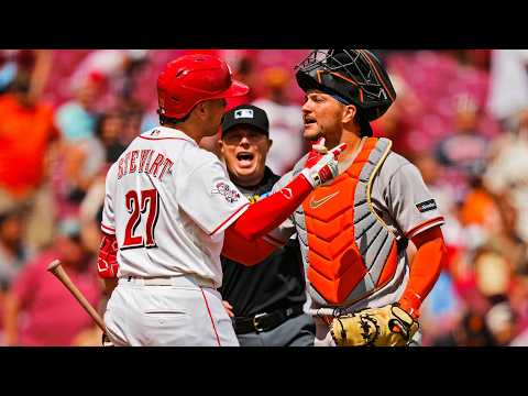 Benches clear at conclusion of Giants-Reds game in Cincinnati