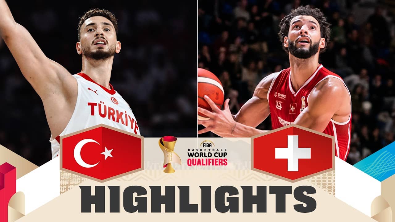 Turkiye 🇹🇷 v Switzerland 🇨🇭 | Highlights | FIBA Basketball World Cup 2027 European Qualifiers