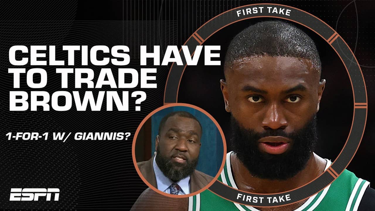 Would trading Giannis for Jaylen Brown make sense? 👀 'HELL YEAH IT DOES!' - Big Perk | First Take