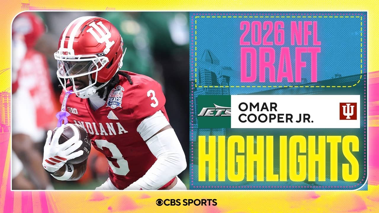 Omar Cooper Jr. Indiana Highlights | Drafted No. 30 overall to the Jets