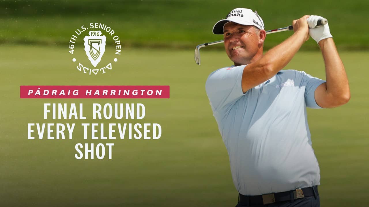 Padraig Harrington, Final Round | Every Televised Shot: 2026 U.S. Senior Open Highlights
