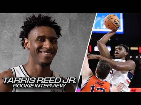 Tarris Reed Jr's FIRST Interview as a Spur - 2026 Spurs NBA Draft Class