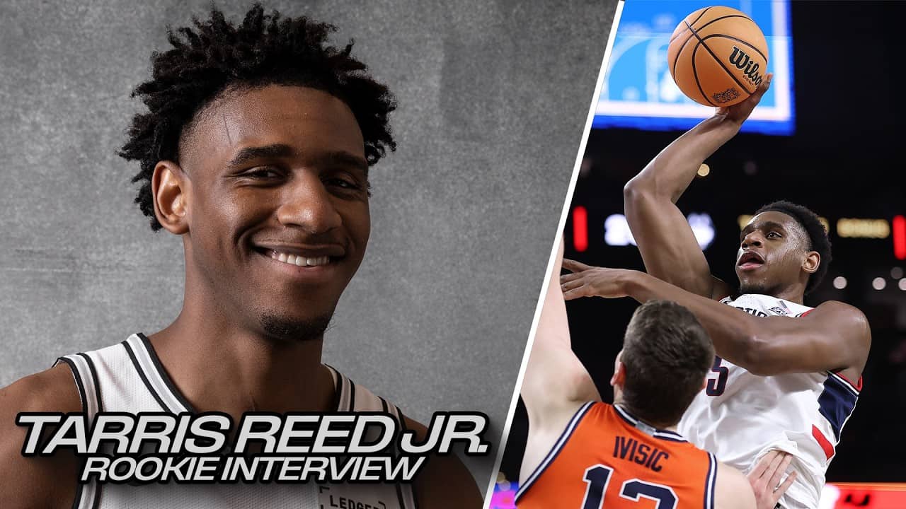 Tarris Reed Jr's FIRST Interview as a Spur - 2026 Spurs NBA Draft Class