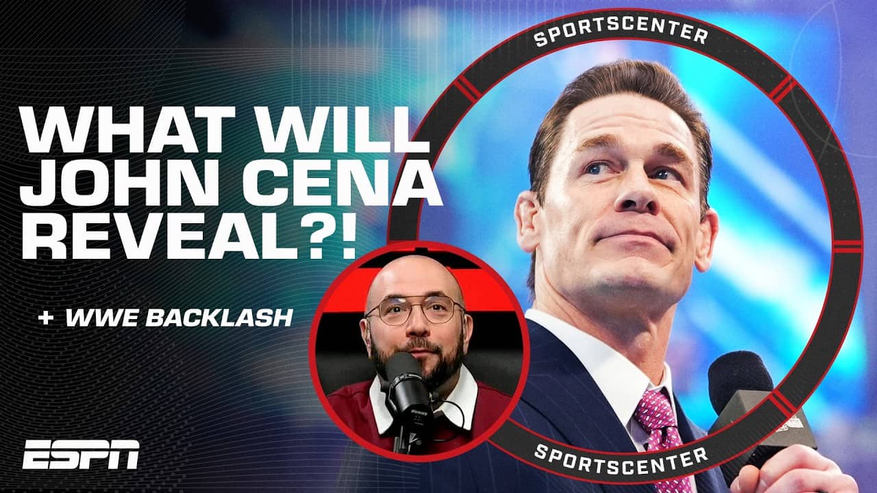 Peter Rosenberg thinks John Cena’s HISTORY-MAKING news at WWE Backlash will be... 👀 | SportsCenter