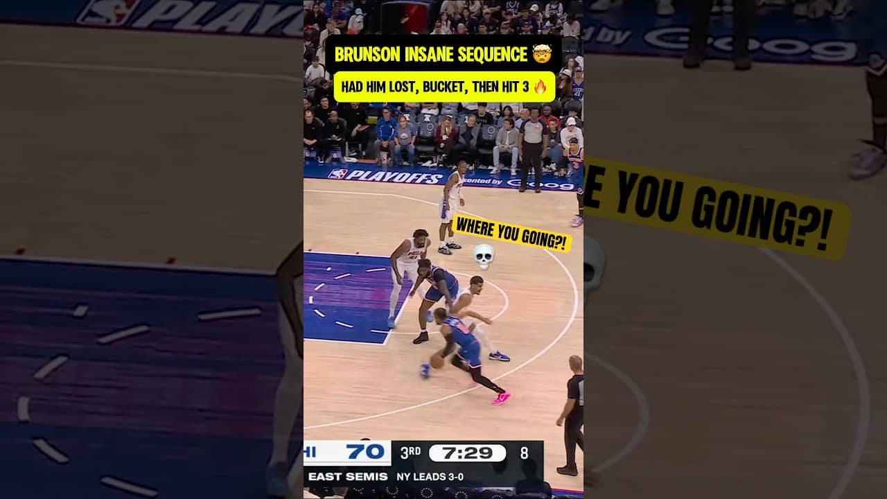 Brunson COOKED him OMG 😱