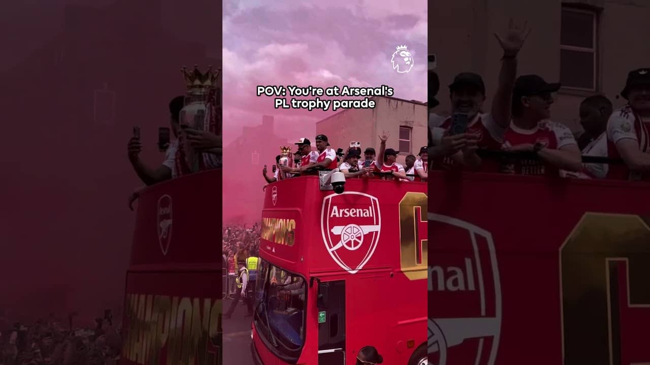 Arsenal's Trophy Parade 🔴🏆