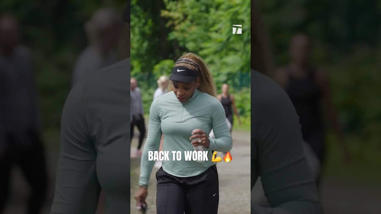 Serena in Berlin 🔥 Watch her play doubles Tuesday at 11:30AM ET 📺