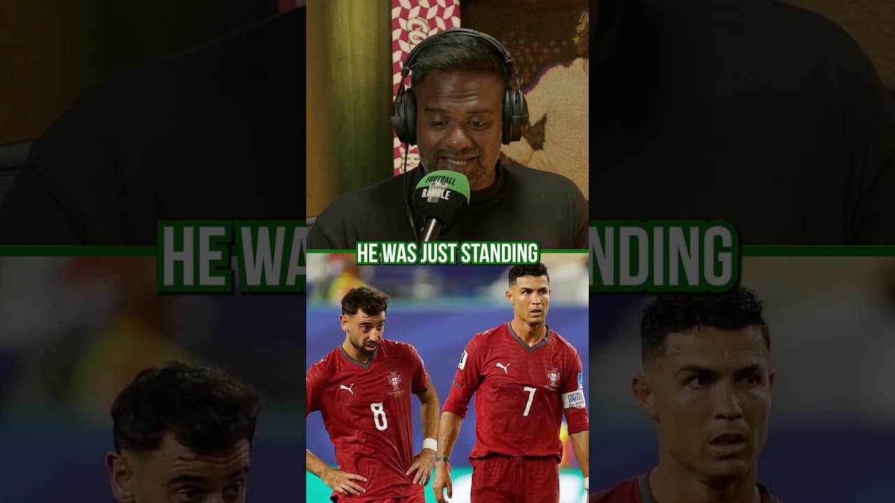 Cristiano Ronaldo, a reminder that we're all just human in the end.
