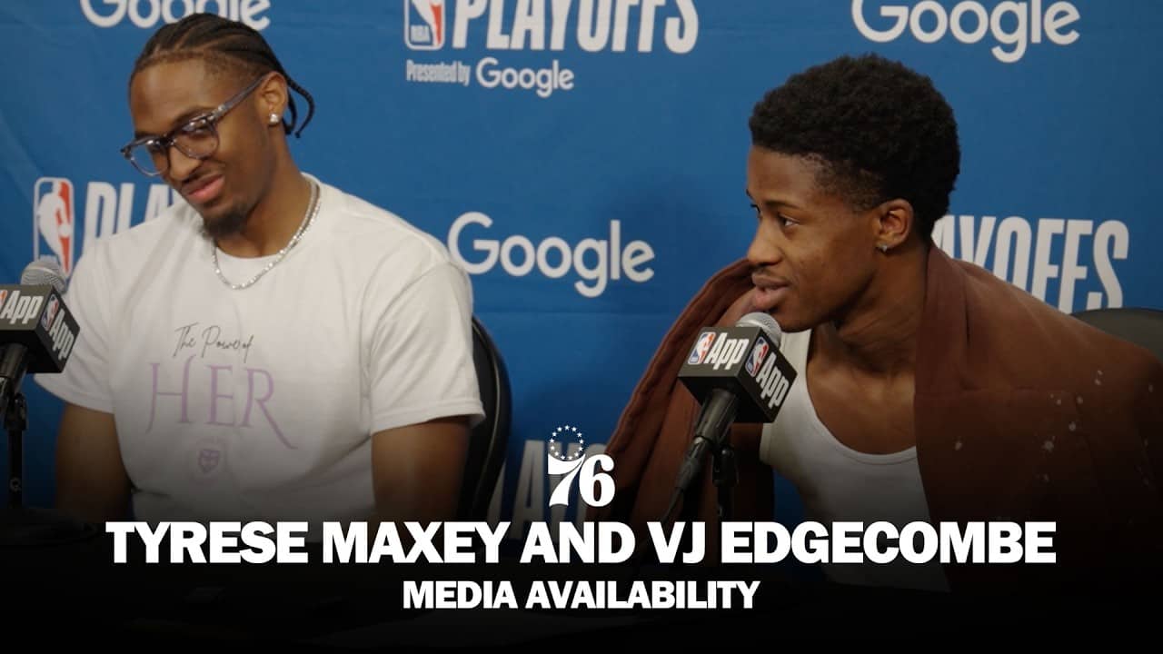 Philadelphia 76ers End of Season Media Availability 🎙️ | Tyrese Maxey and VJ Edgecombe | 05.10.26