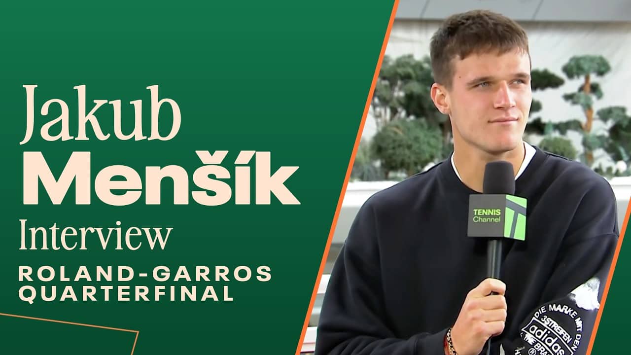Jakub Mensik on Breaking through to First Ever Slam Semifinal | 2026 Roland Garros
