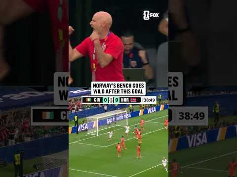 Ståle Solbakken was running around after Norway's opener