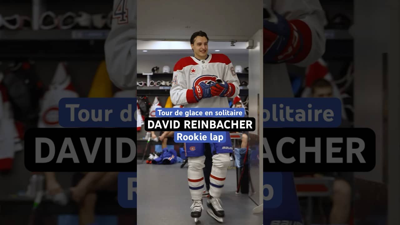 David Reinbacher's rookie lap #NHL #Debut #Shorts