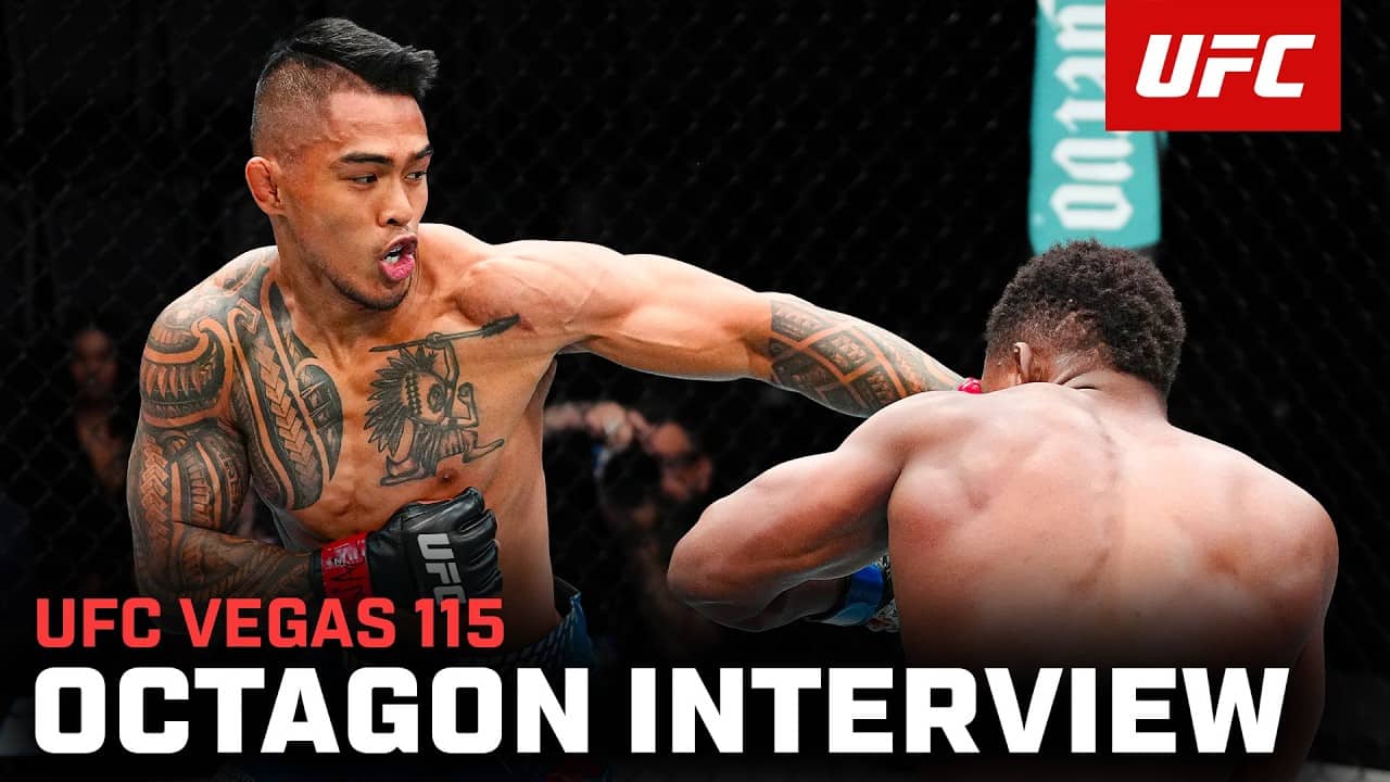 Kai Kamaka III Octagon Interview | UFC Vegas 115