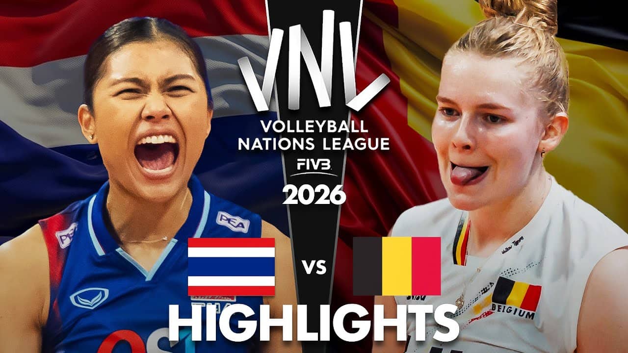 THAILAND 🇹🇭 vs BELGIUM 🇧🇪 | Highlights | Women's VNL 2026
