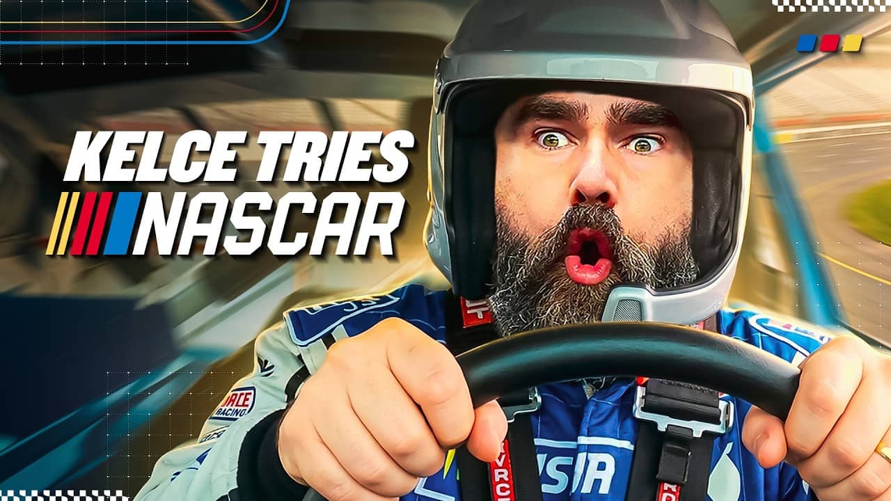 Is Jason Kelce FAST enough for NASCAR?