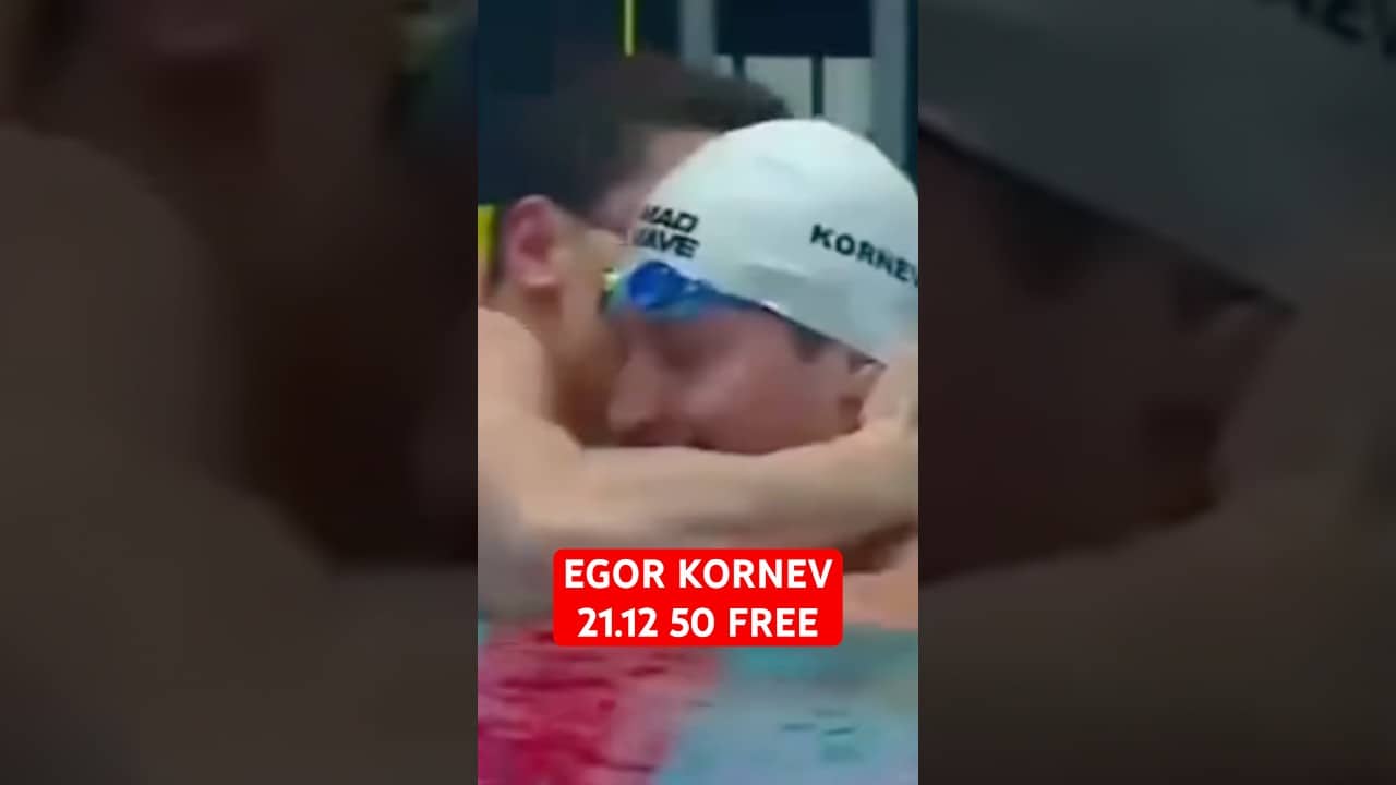 Russia's Egor Kornev, 21.12 50 Free, #6 Performer All-Time😵‍💫