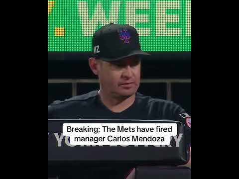 The Mets have fired manager Carlos Mendoza