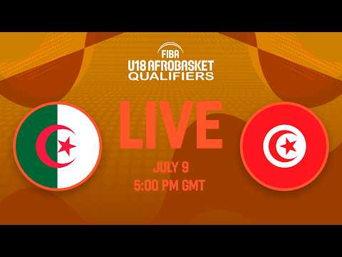 LIVE - Algeria v Tunisia | FIBA U18 AfroBasket Qualifiers 2026 | Zone 1