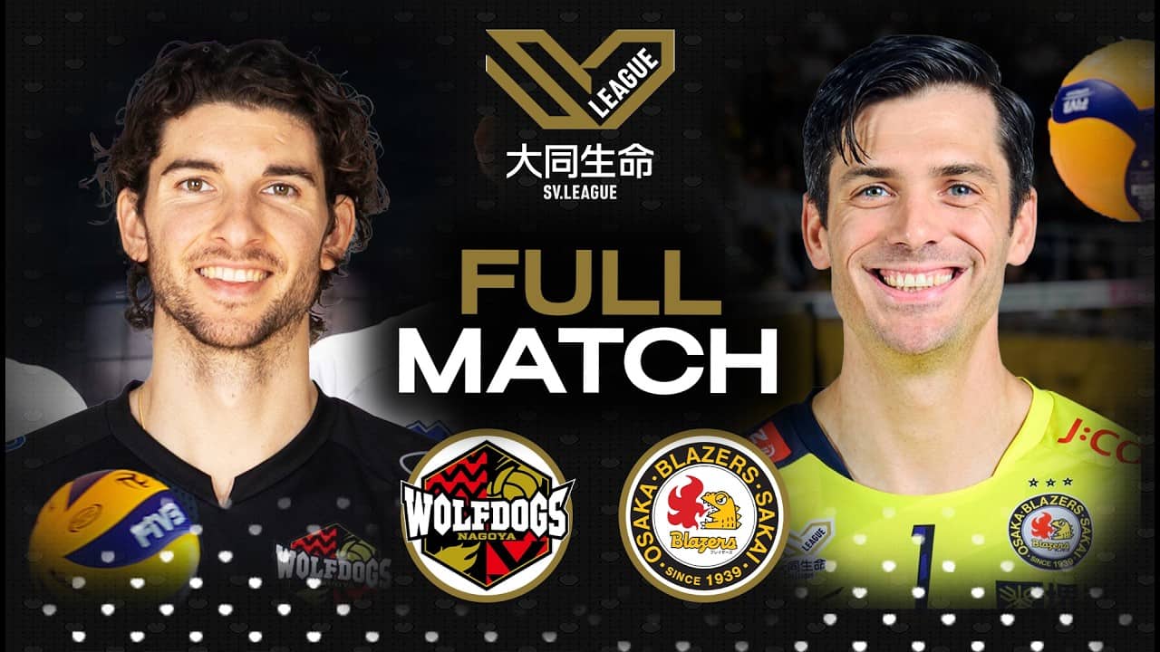 Wolfdogs Nagoya 🇯🇵 vs. Sakai Blazers 🇯🇵 | SV League 2026 | Full Match - Japan Volleyball