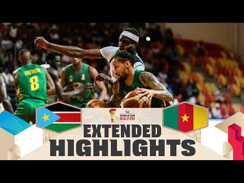 South Sudan 🇸🇸 v Cameroon 🇨🇲 | Extended Highlights | FIBA Basketball World Cup 2027 African Qualif.