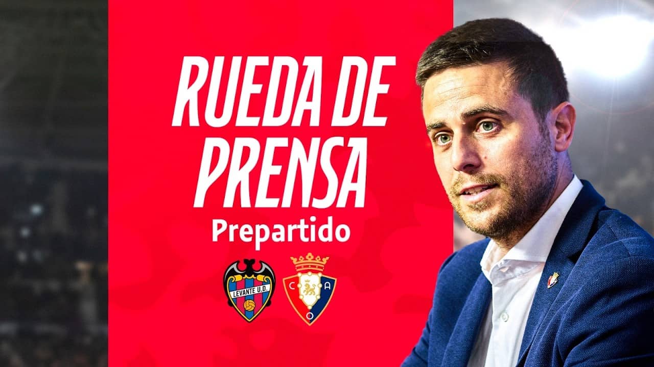 Rueda de prensa Alessio Lisci prepartido Levante - Osasuna | 06.05.2026