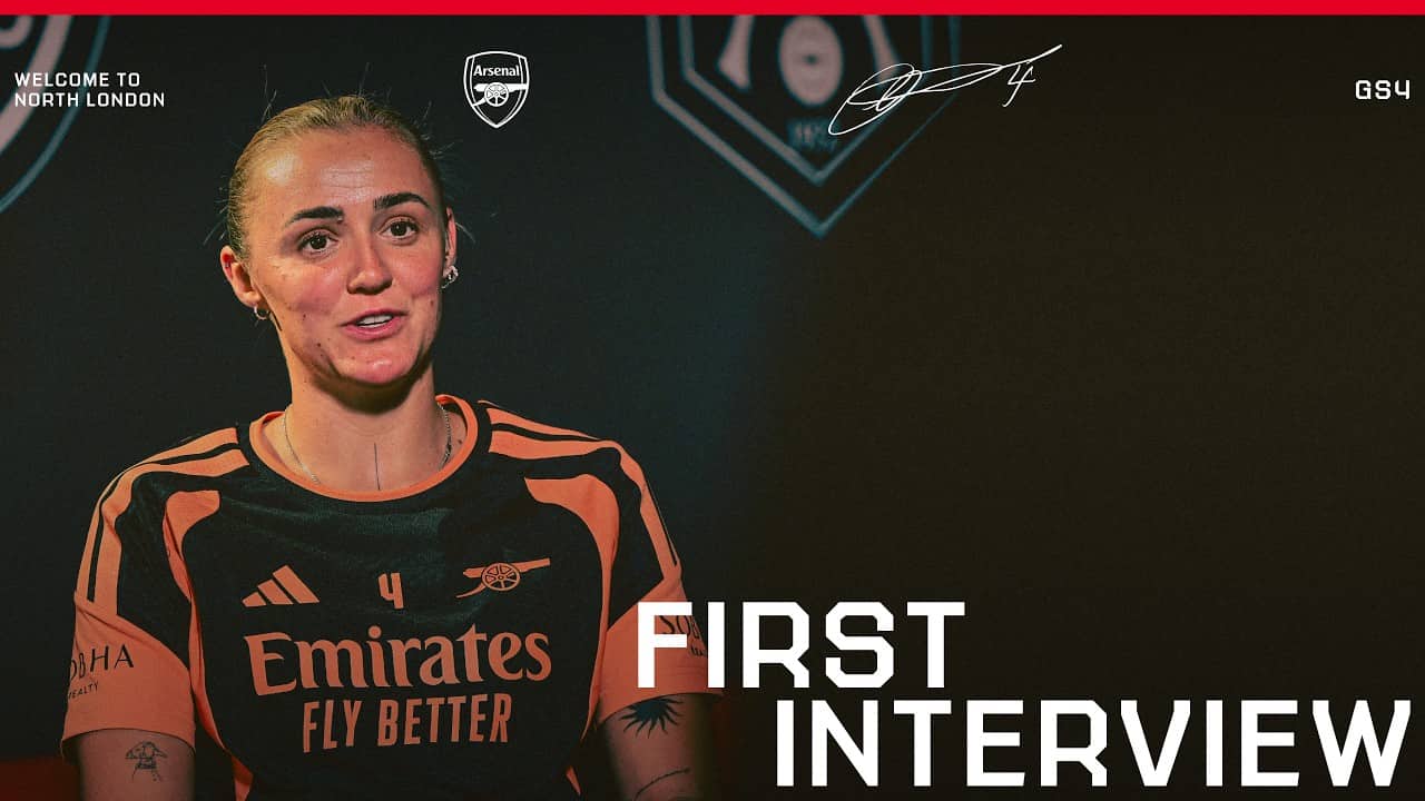 EXCLUSIVE | Georgia Stanway's first interview as a Gunner 🎙️