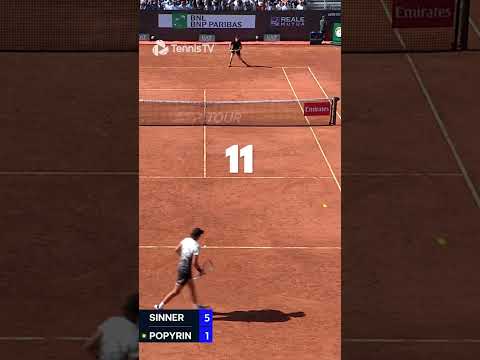 20 Jannik Sinner Winners 🔥