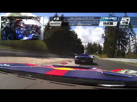 Max Verstappen's insane overtaking in traffic | Race 2 - 24h Nürburgring Qualifying