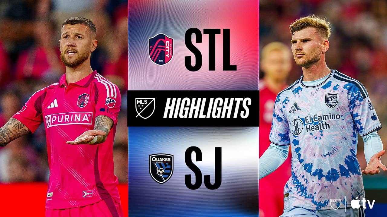 St. Louis CITY SC vs. San Jose Earthquakes | Full Match Highlights | 5-GOAL THRILLER!