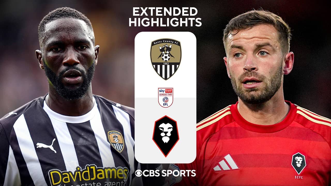 Notts County vs. Salford City: Extended Highlights | EFL League Two | CBS Sports Golazo